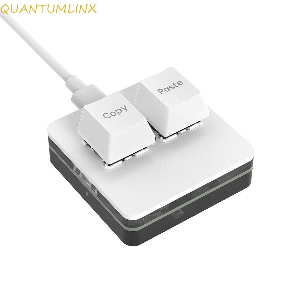 QUANTUML Copy Paste Keypad,อะคริลิคMini Custom Mini 2 Keyปุ่มกด,Hot ...