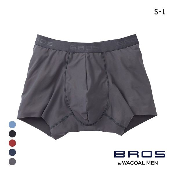 BROS by WACOAL MEN fit move boxer briefs sweat-absorbent quick-dry ...