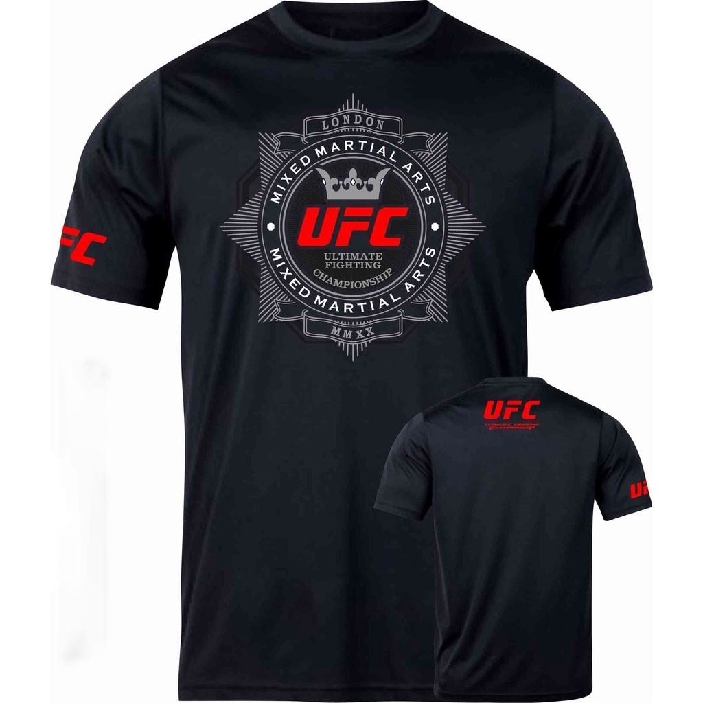 UFC Ultimate Fighting Championship Drifit เสื้อยืดผู้ชาย แห้งเร็ว ระบาย ...