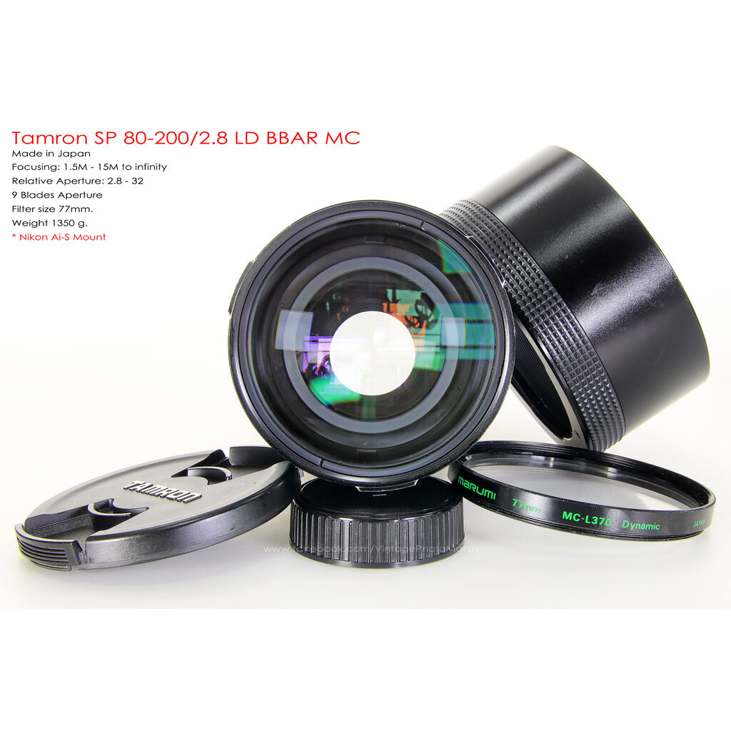 Tamron SP 80-200/2.8 LD BBAR MC *Nikon Ai-S Mount เลนส์ไวแสงตัวท๊