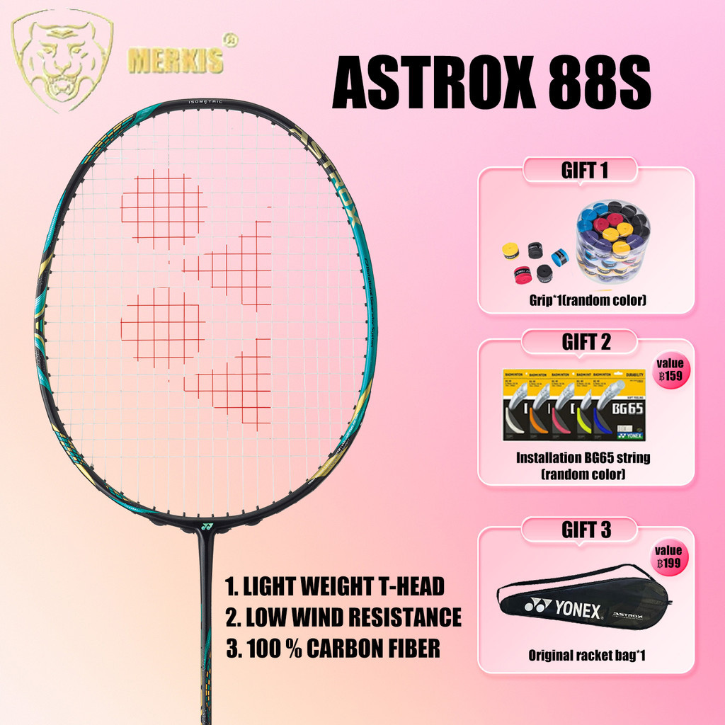 Yonex Astrox 88 D Pro 3rd Gen(Silver/Black) 2024 Badminton Empty racket ...