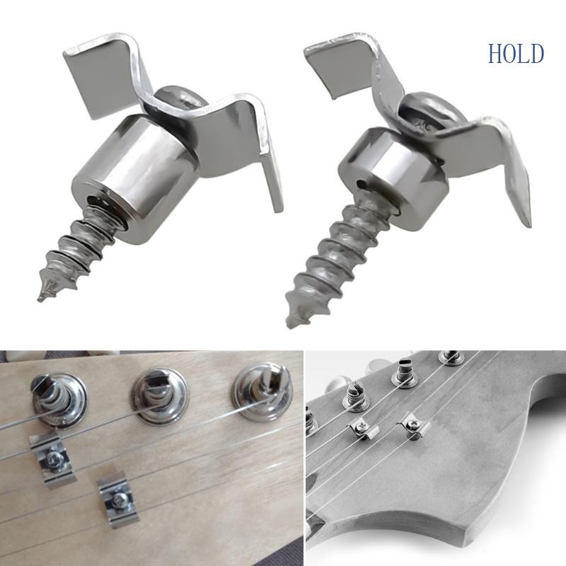 ฤดูร้อน 10 ชิ้นกีตาร์ String Retainers Vintage String Guides String ...