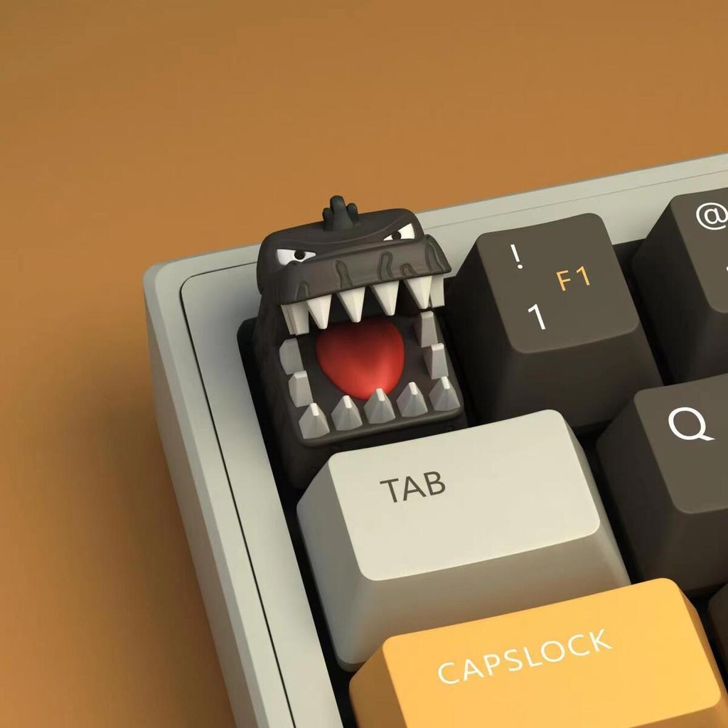 Godzilla Keycap เรซิ่น Keycap คีย์บอร์ดแบบกลไกส่วนบุคคลสามมิติ Keycap ...
