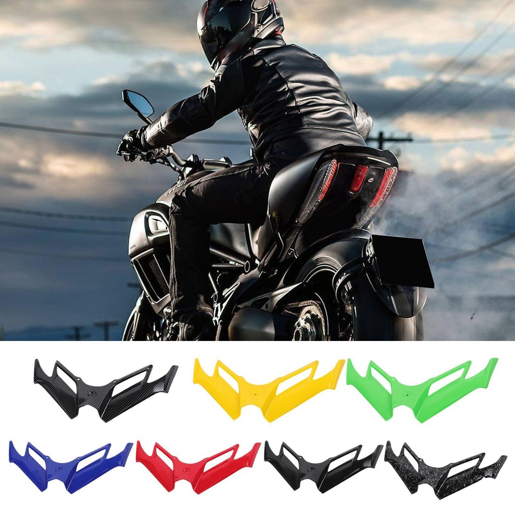 รถจักรยานยนต์ Fairing Winglets รถจักรยานยนต์ด้านข้างปีกลมมอเตอร์ไซด์ ...