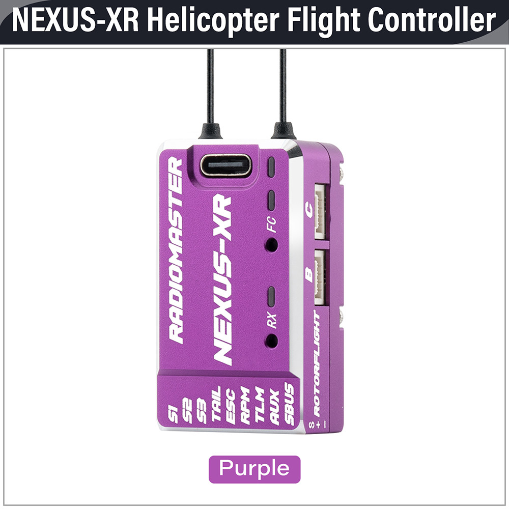 RadioMaster RC NEXUS-XR Gyro 2.4G 5-16V/DC 256MB แฟลช 6 แกนสําหรับ