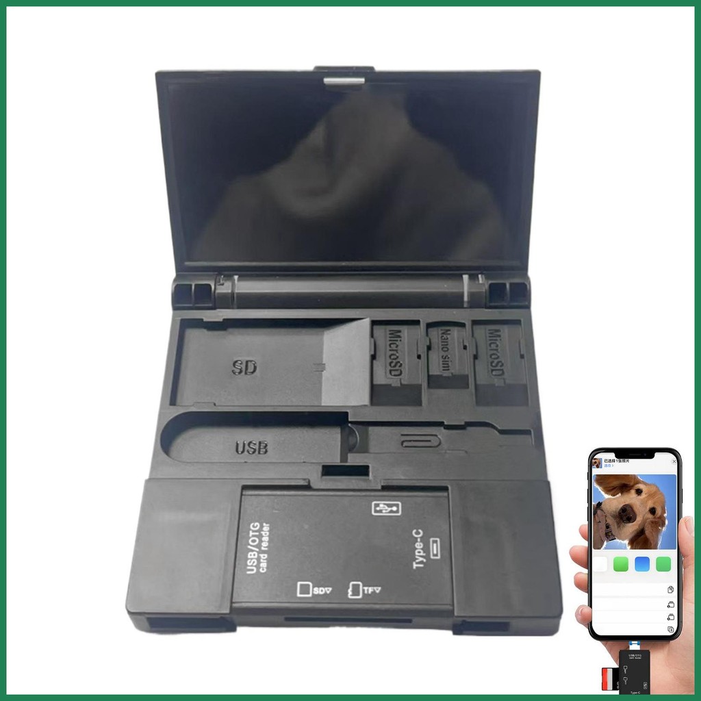 เครื่องอ่านการ์ด TF อิเล็กทรอนิกส์ USB TF Card Reader ทํางานเดินทาง ไม่ ...