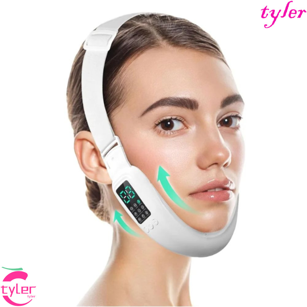 TYLER อุปกรณ์ยกกระชับใบหน้า, เครื่องนวดสั่นสะเทือน ยกกระชับใบหน้า V ...