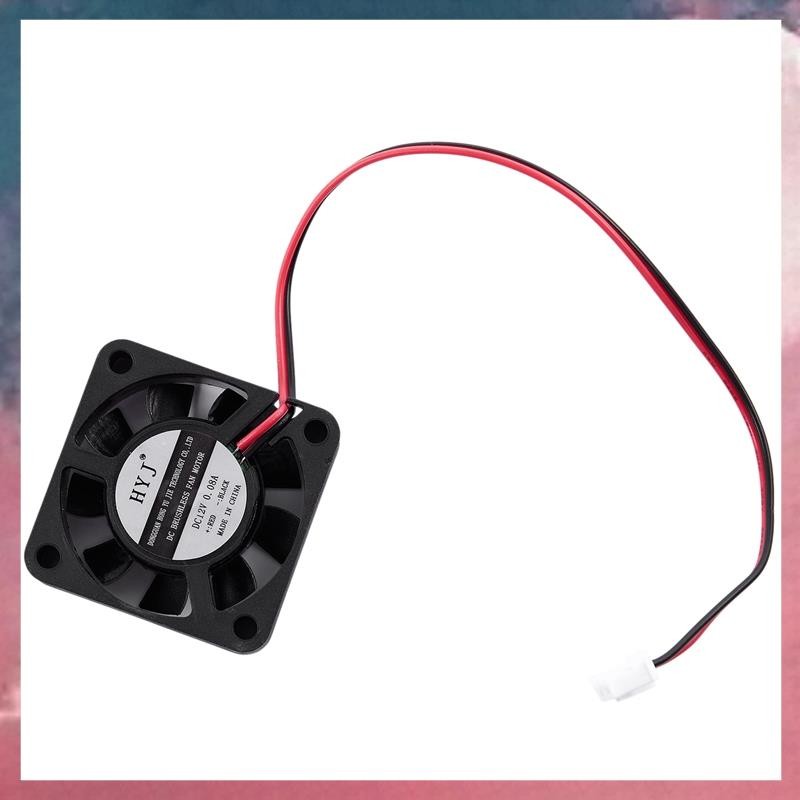 DC 12V 0.1A 2 Pin PC Case CPU Cooler พัดลมระบายความร้อน 40 มม. x 40 มม. ...