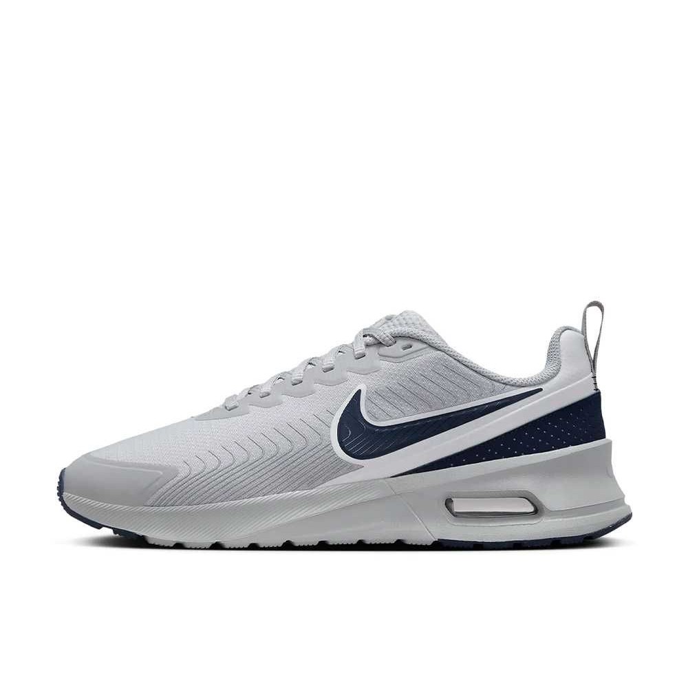Nike Men's Air Max Nuaxis 'Light Smoke Grey Cyber White Obsidian' Sneakers