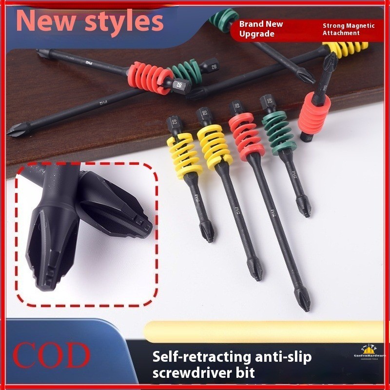 CODCross rainbow spring bit strong magnetic super hard non-slip impact ...
