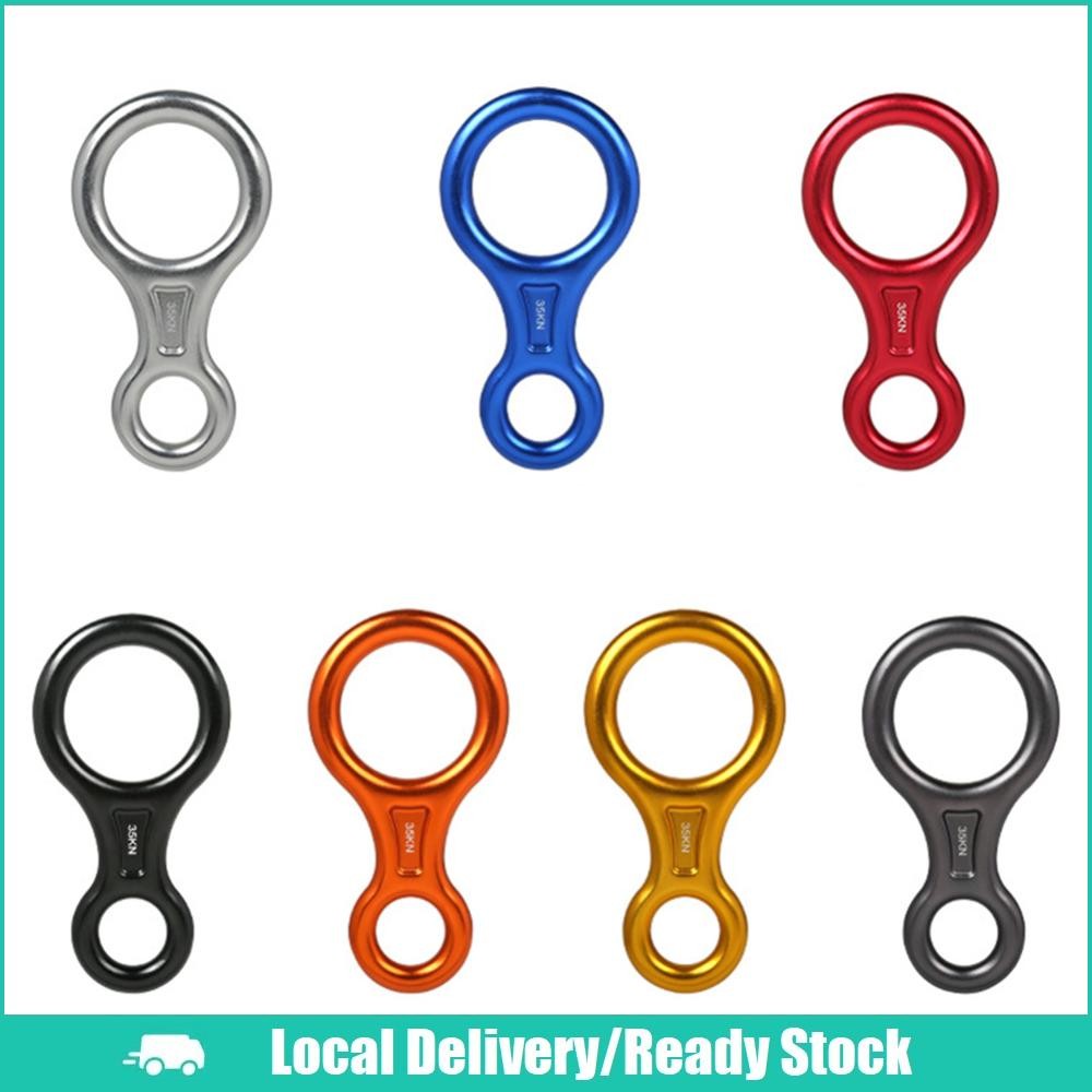 Rock Climbing Descender Rappel Ring แบบรูปตัว 8 อุปกรณ์สำหรับการปีนเขา ...