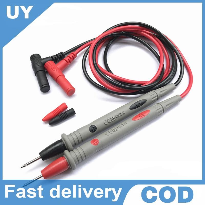 Null 1 คู่ Universal Probe ทดสอบตะกั่ว Pin สําหรับมัลติมิเตอร์แบบ ...