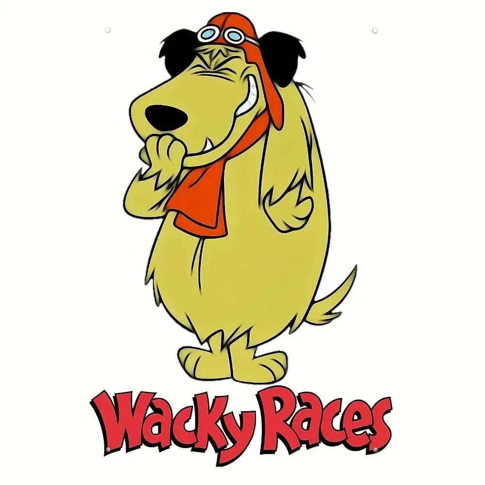Vintage Wacky Races ป้ายโลหะ ขนาด 8x12 สำหรับตกแต่งบาร์หรือผนังบ้าน ...