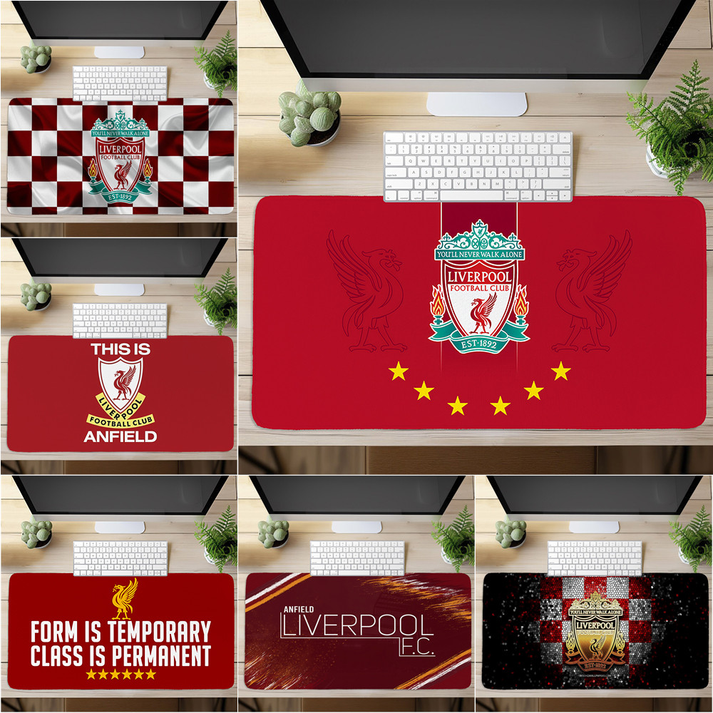 Liverpool Football Club Logo Mouse Pad Art Printing Computer Keyboard ...