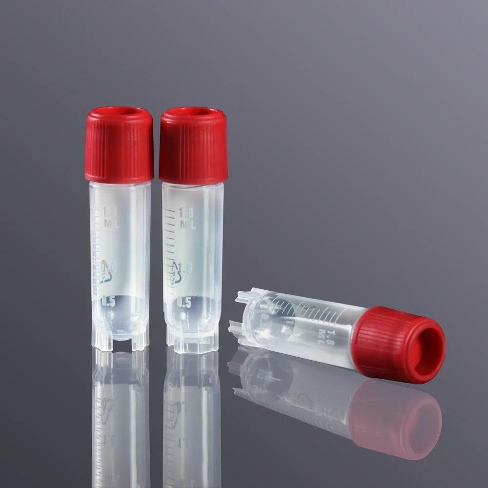 50 ชิ้น LABSELECT Lab PP เซลล์ Cryopreservation Tube 2.0ml ฆ่าเชื้อ ...