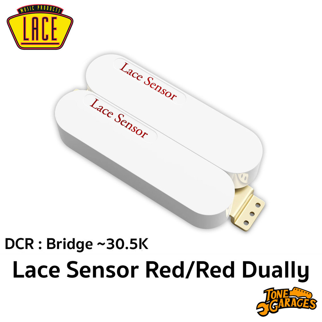 Lace Music Lace Sensor Red/Red Dually Humbucker Bridge ปิ๊กอัพ กีต้าร์ ...