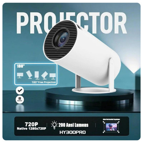 Cross-Border ขายร้อน HY300pro Short-Throw Portable Projector Overseas ...