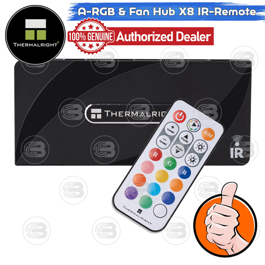 [CoolBlasterThai] Thermalright IR Remote PWM FAN and A-RGB HUB 8 Ports ...