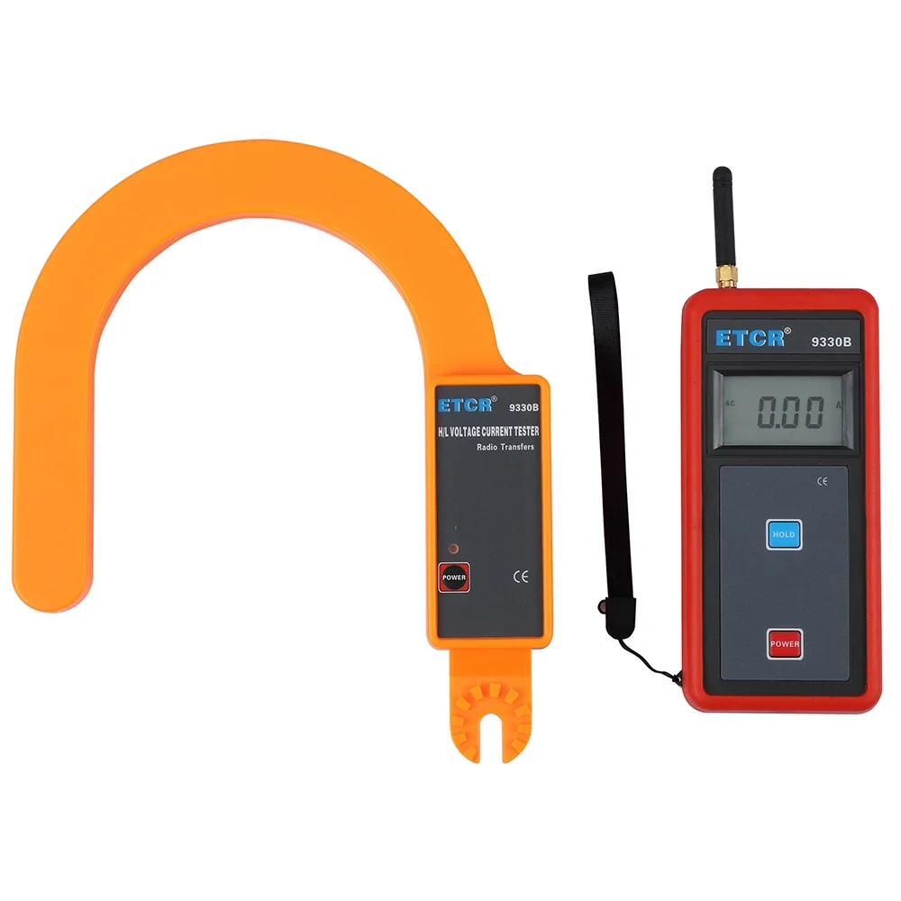Hot ETCR 9330B Wireless High Voltage Hook Type Digital Clamp Ammeter ...