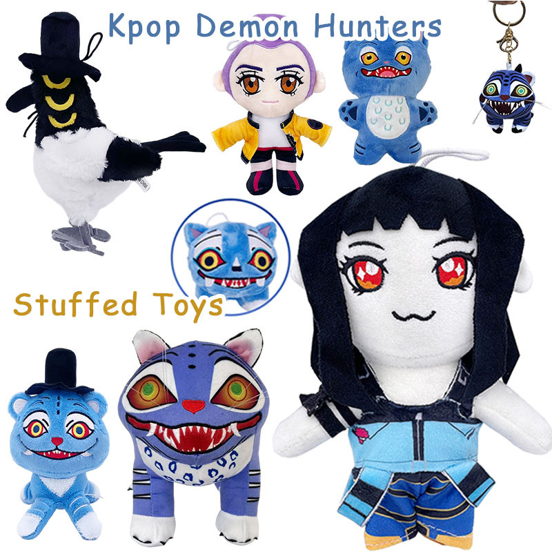 KPop Demon Hunters Rumi Zoey ตุ๊กตาของเล่นน่ารัก Bird Derpy Tiger ...