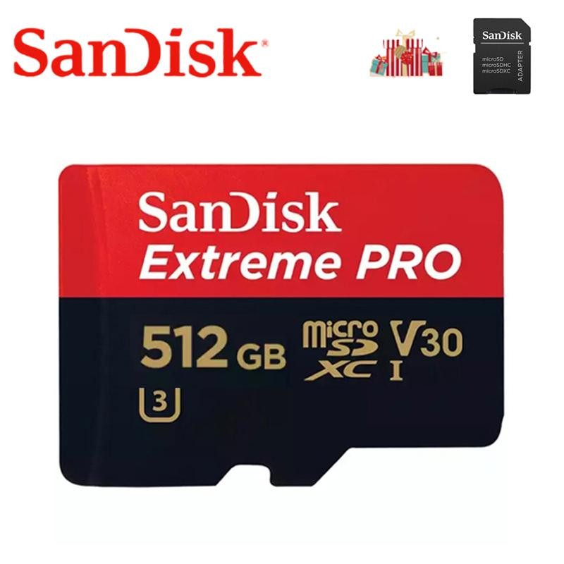 sandian Extreme PRO Micro SD card ของแท้ 512GB (U3,V30,A2,C10,4K Memory ...