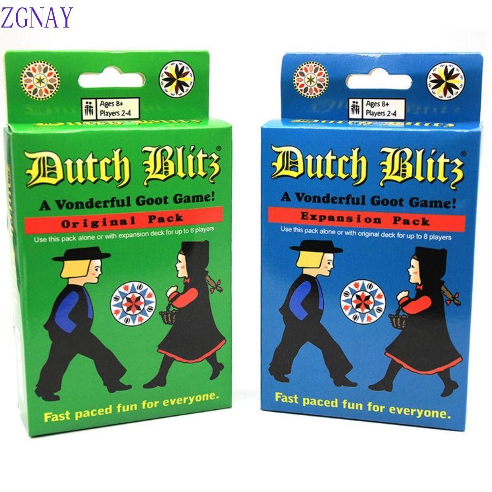 Juego de cartas Dutch Blitz Original y Expansion Pack Set Dutch Blitz