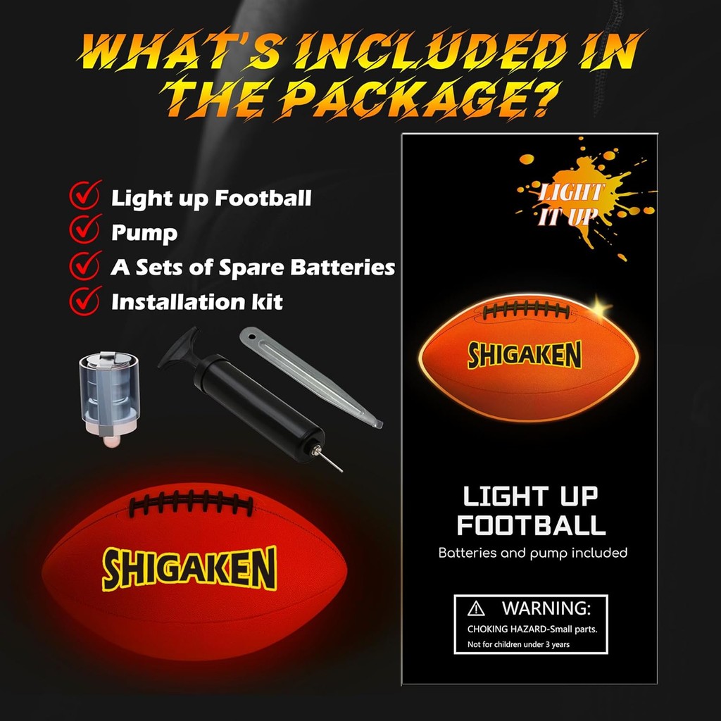 เรืองแสงใน Dark Football NO 6 - Light Up LED Football- Outdoor Sports ...