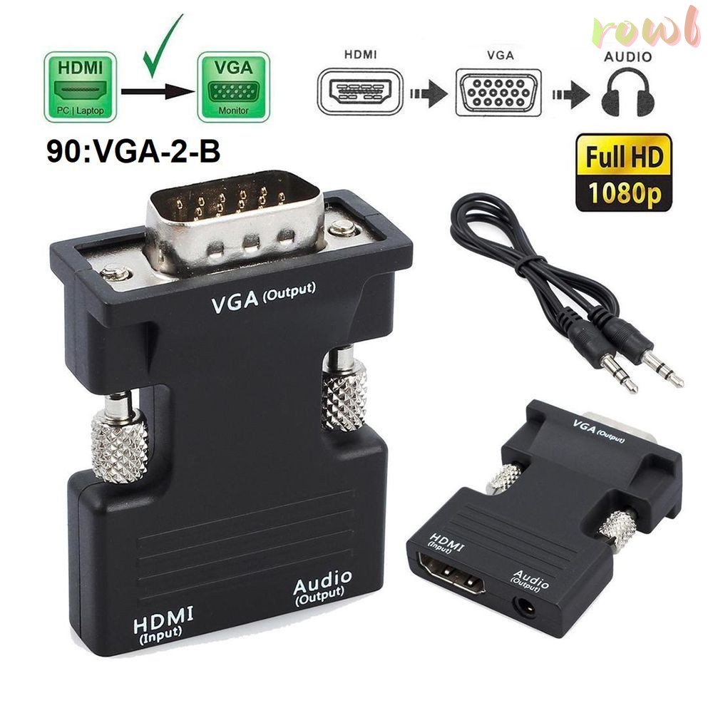 อะแดปเตอร์เสียง ROWL ใช้กับตัวแปลงที่รองรับ HDMI 1080P | Shopee Thailand