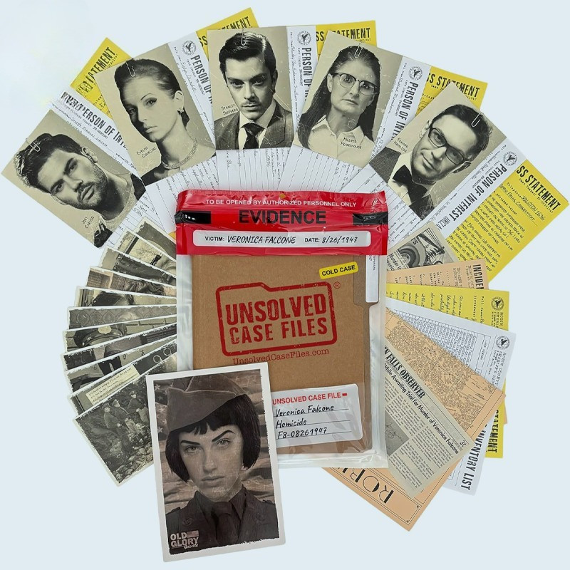 UNSOLVED CASE FILES | Falcone, Veronica - Cold Case Murder Mystery Game ...