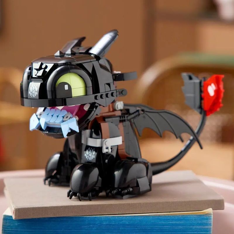 เข้ากันได้กับเลโก้ 10375 วิธีรถไฟมังกรของคุณ Master Toothless Building ...