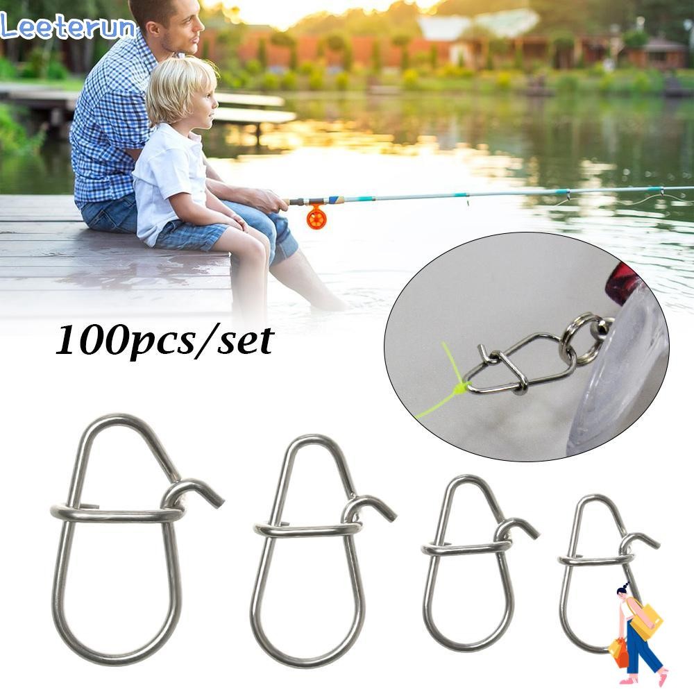 Fast Lock Connector คุณภาพสูง 100 ชิ้น/ล็อต สำหรับสายตกปลารองรับการหมุน ...