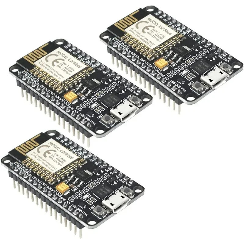 Lot 3 Modules WiFi ESP8266 ESP-12E - Carte Développement AP+STA LWIP Ultra-Puissante