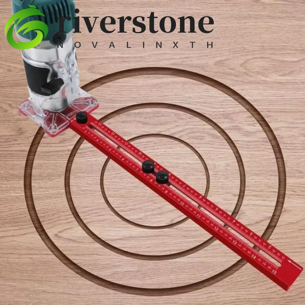 RIVERSTONE เจาะ Punch Locator, ที่ถอดออกได้ปรับ 4 in 1 Router วงกลมตัด ...
