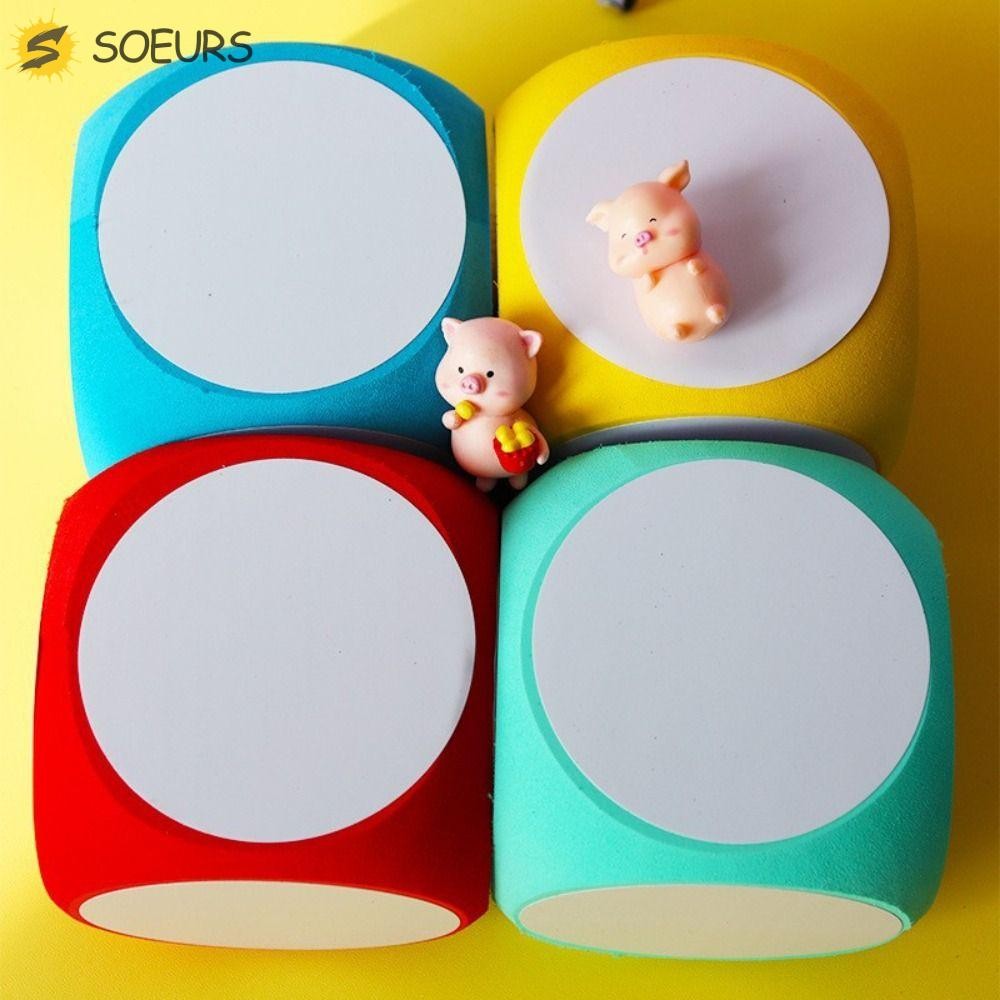 SOEURS Wipe Off Cube, การศึกษาอเนกประสงค์ DIY Blank Cube, กระดานสีขาว ...
