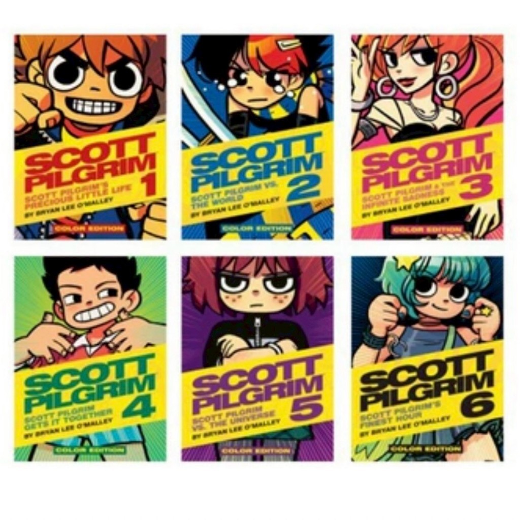 🎶 Scott Pilgrim Color Edition (ครบเซ็ต 6 เล่ม สีทั้งเล่ม) ปกอ่อน