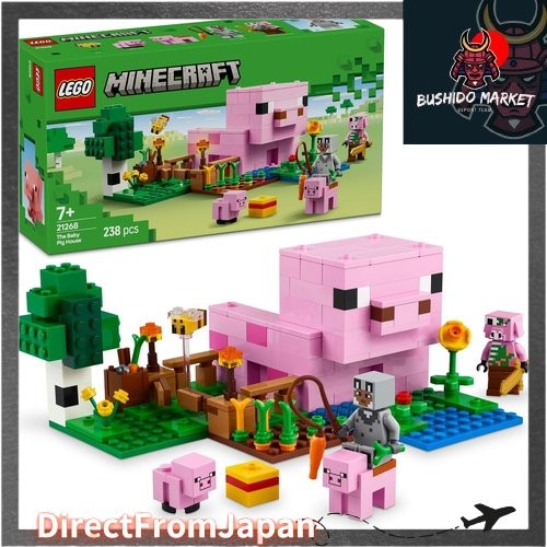ของเล่นเลโก้ Minecraft บ้านหมูน้อย ของขวัญวันเกิด ตัวต่อ สำหรับเด็กหญิง ...