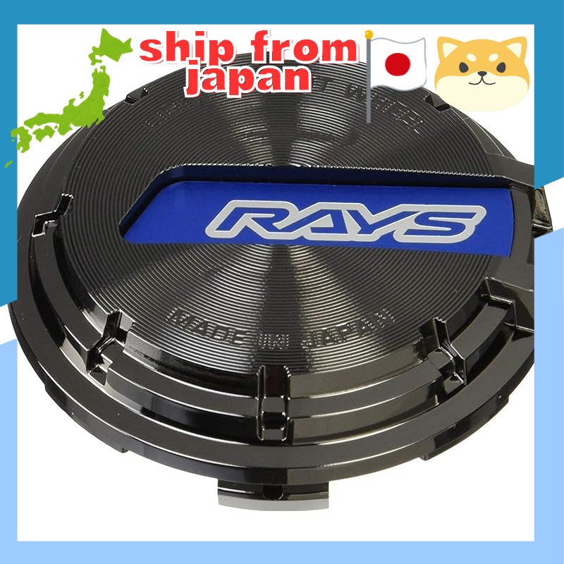 RAYS Center Cap Set Gram Lights Blue/Black Chrome Set of 4 GRCAP-BLCR4 ...
