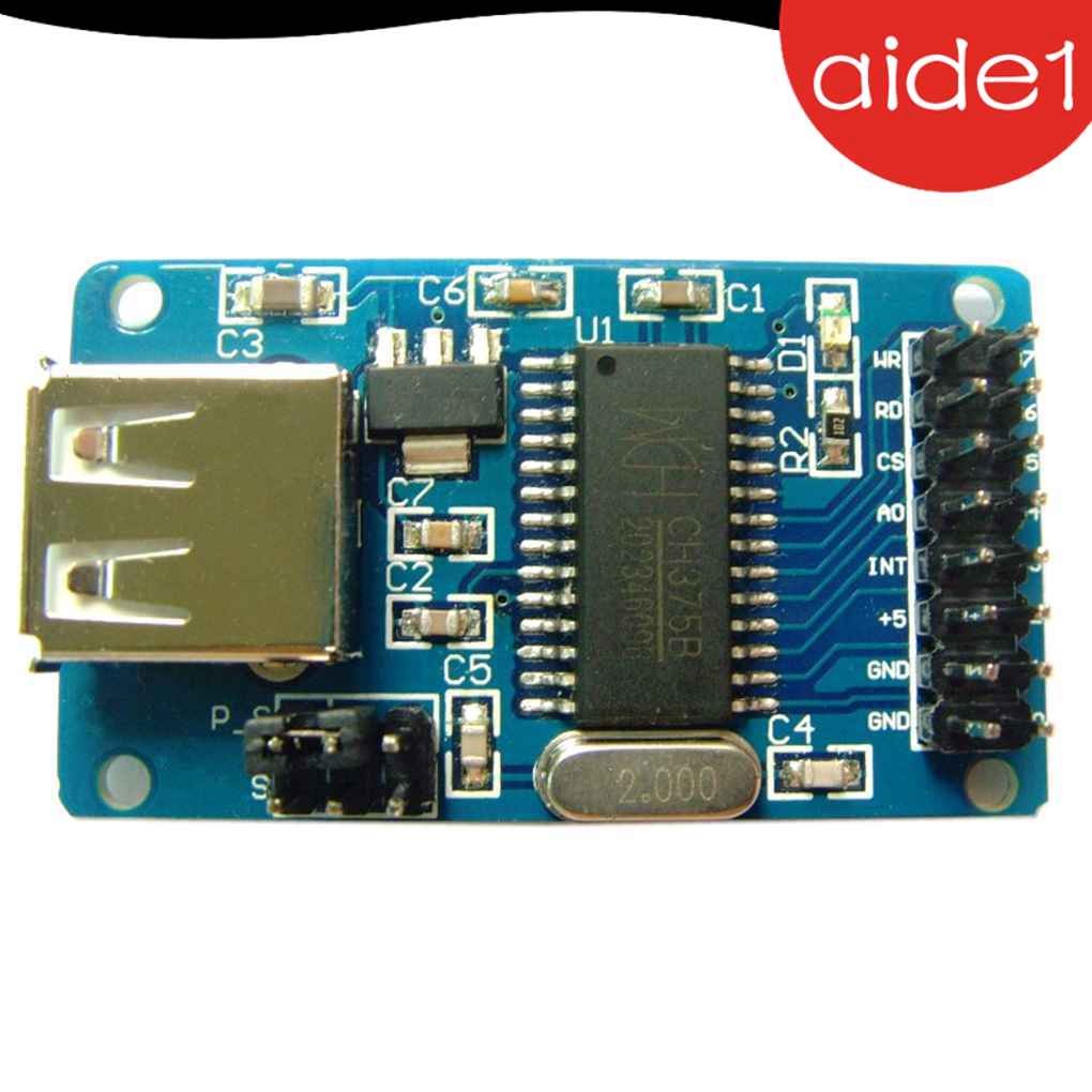 CH375 CH375B โมดูล USB U Disk Board จับคู่โมดูลเดียวอินเทอร์เฟซชิปอ่าน ...