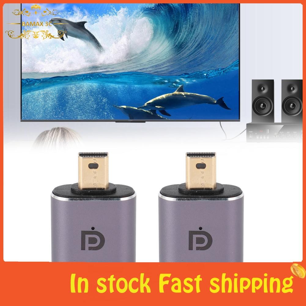 Bamaxis Gowenic Male to Female Displayport Adapter 8K 60Hz 4K 144Hz ...