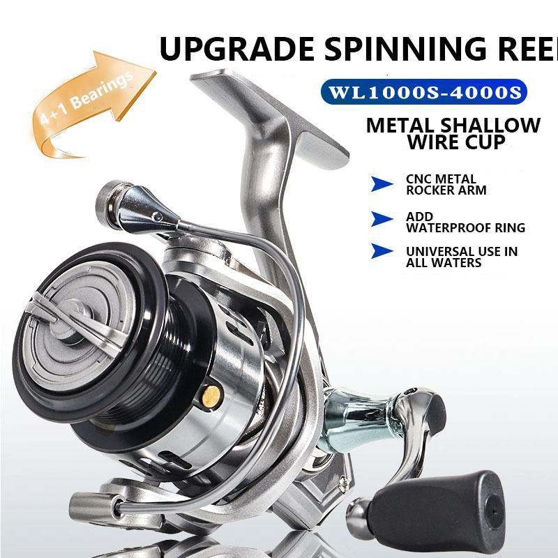 Mavllos Spinning Reel อัตราส่วนความเร็ว 5.2:1 สามารถลากได้ถึง 5 กก. มี Spool สแตนเลสน้ำหนักเบา เหมาะสำหรับการตกปลาน้ำจืดและปลาคาร์พ