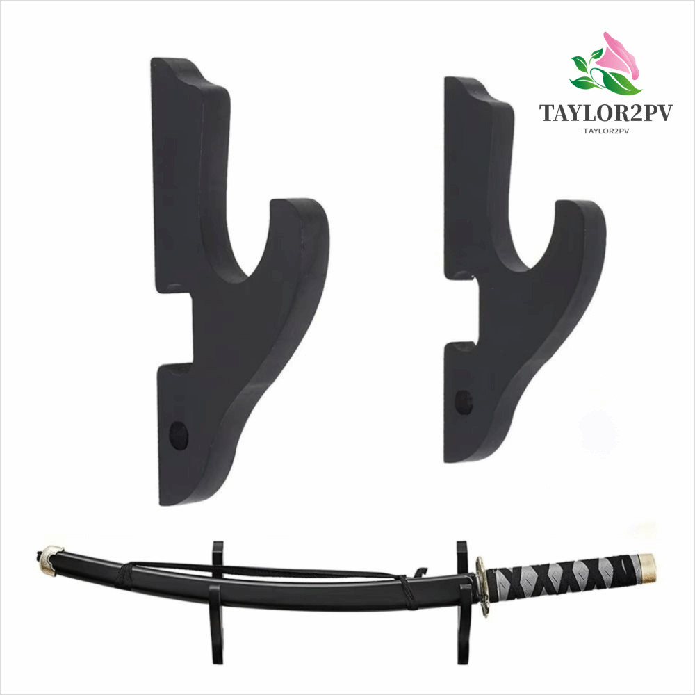TAYLOR2PV Lightsaber Wall Mount Rack, ปรับ 1/2 ชั้น Rod Holder, ไม้ทน ...