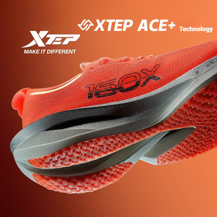 XTEP 160X 7.0 รองเท้าวิ่งสำหรับผู้หญิง มาพร้อมแผ่นคาร์บอนและระบบดูดซับแรงกระแทกดีเยี่ยม — รองเท้ากีฬา แบรนด์ Xtep ของแท้ 100% เช็คราคาจาก Shopee Lazada thumbnail 4
