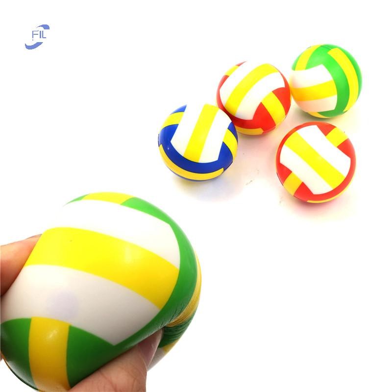 FIL 1PC ความเครียดบรรเทา Vent Ball Mini วอลเลย์บอลบีบโฟม Ball เด็ก ...