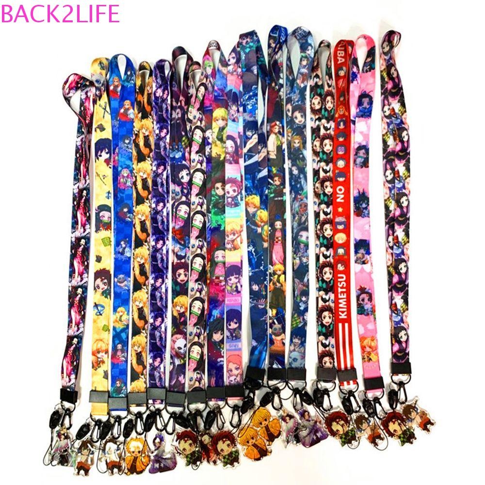 BACK2LIFE Anime Demon Slayer คุณภาพสูง Webbing Hang Rope จี้การ์ตูน ...