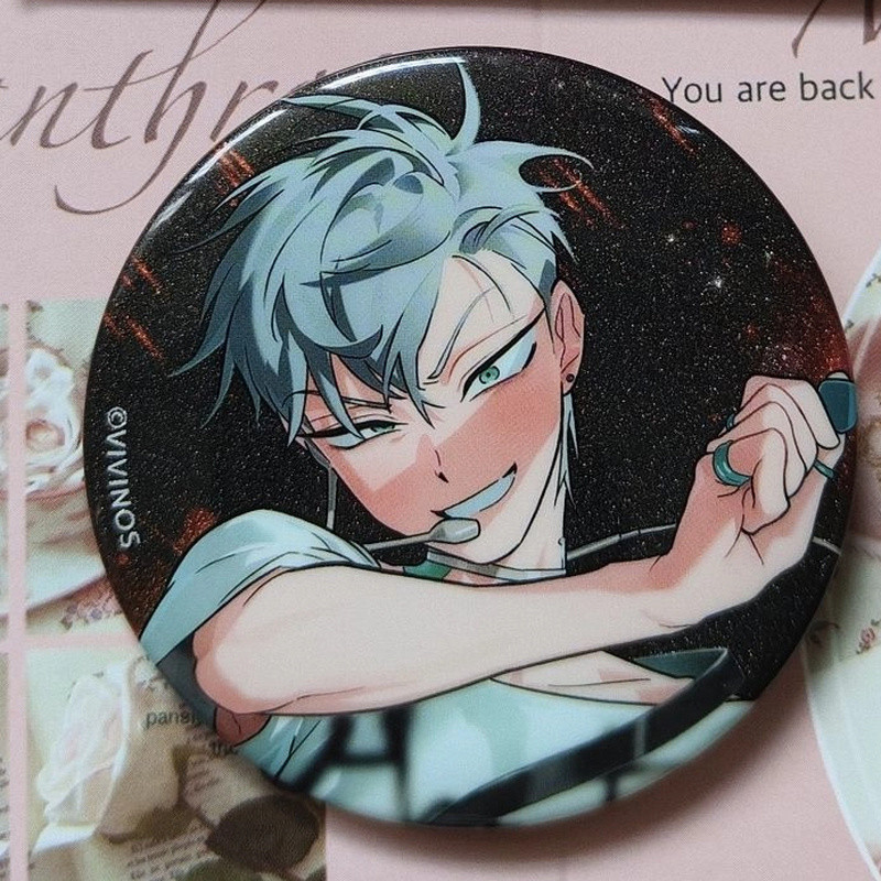 ALIEN STAGE IVAN & TILL Métal Badge Porte-clés Broche Dessin Animé Anime Figure Zine Alliage Téléphone Charme Pendentif Cadeau pour Femmes Couples
