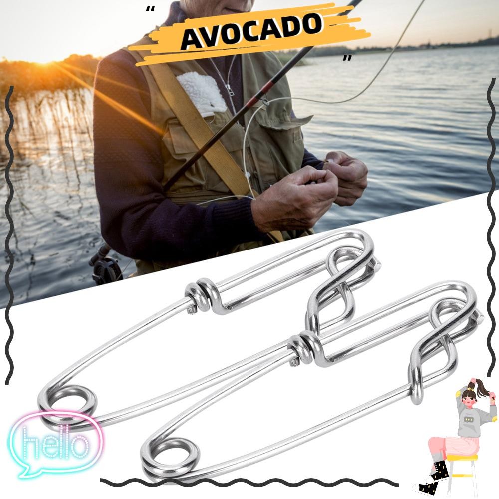 Longline Snap Clips 15 ชิ้น คลิปทูน่าสแตนเลส 3 ขนาด สำหรับตกปลา ทนทาน ...