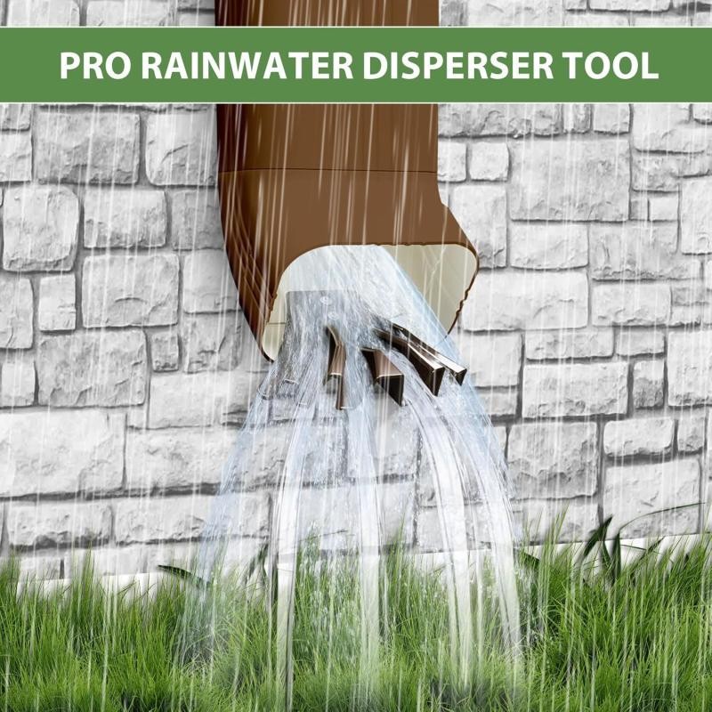 [Snowth] 1/2 ชิ้น Gutter Downspout Painwater Disperser เครื่องมือระบาย ...