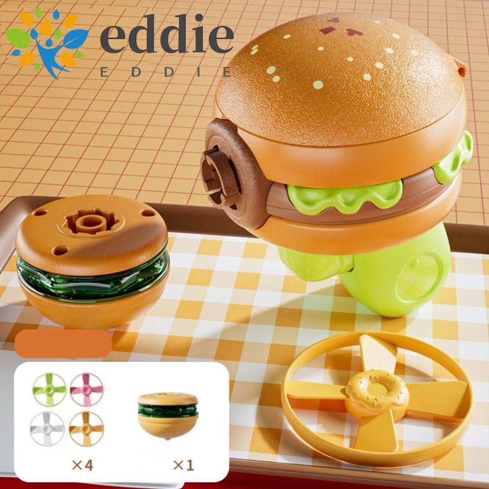 EDIE Gyro Flying Disc, 2 in 1 Soarring ใบพัดหมุน Gyro, ของเล่นสนุก ...