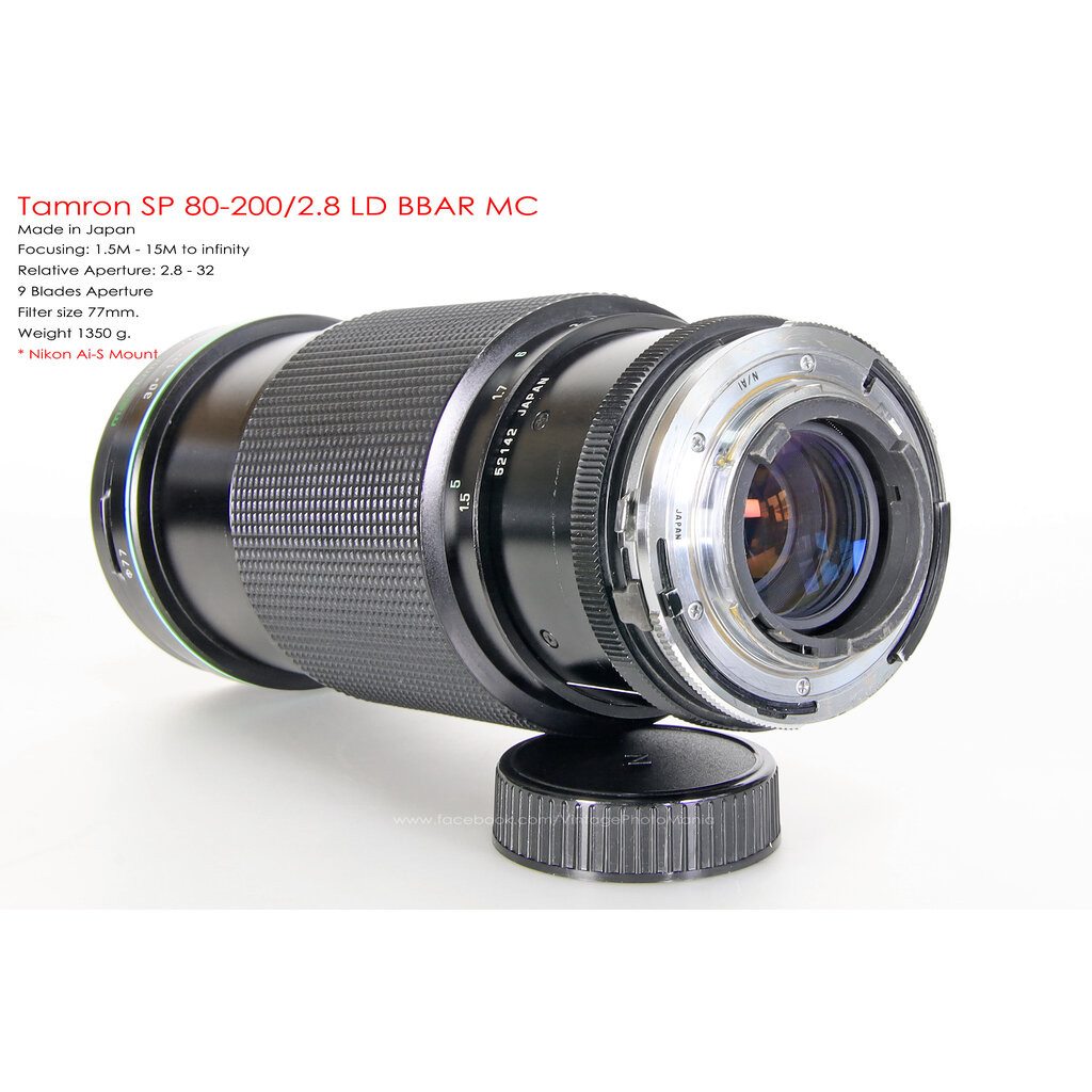 Tamron SP 80-200/2.8 LD BBAR MC *Nikon Ai-S Mount เลนส์ไวแสงตัวท๊