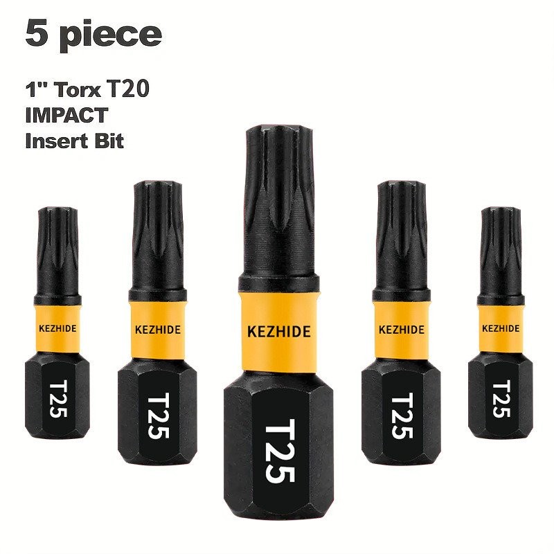 เหล็ก 10 Beatles Plug-In/นิ้ว/Torx Bit Impact ไขควง 20pcsS2 High ...